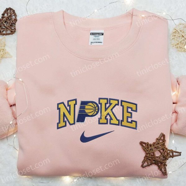 Indiana Pacers NBA Sports Embroidered Shirt - Small Gifts Great Love - Image 3