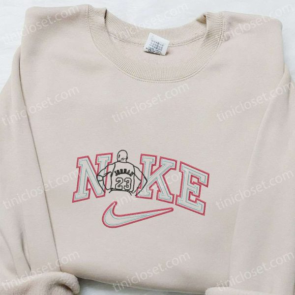 Jordan Basketball Player Sports Embroidered Shirt - Small Gifts Great Love - Image 3