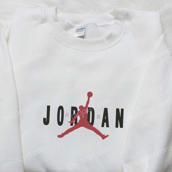 Jordan Basketball x Nike Embroidered Sweatshirt, Nike Inspired Embroidered Shirt, The Best Gift - Small Gifts Great Love - Image 4