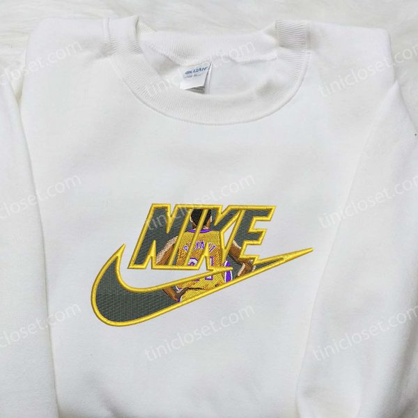 Kobe Bryan x Nike Embroidered Shirt, Custom Nike Embroidered Shirt, NBA Sport Embroidered Shirt - Small Gifts Great Love - Image 4