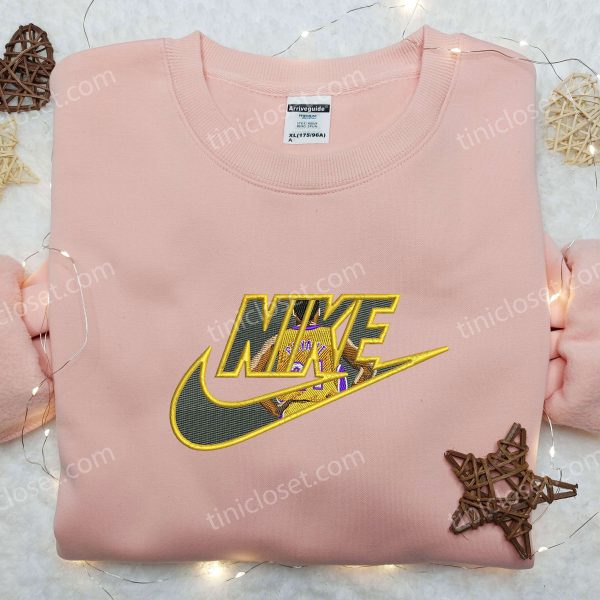 Kobe Bryan x Nike Embroidered Shirt, Custom Nike Embroidered Shirt, NBA Sport Embroidered Shirt - Small Gifts Great Love - Image 2