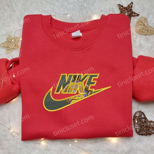 Kobe Bryan x Nike Embroidered Shirt, Custom Nike Embroidered Shirt, NBA Sport Embroidered Shirt - Small Gifts Great Love - Image 5