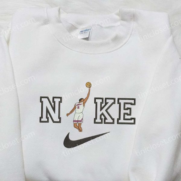 Kobe Bryant x Nike Embroidered Shirt, Los Angeles Lakers NBA Embroidered Shirt, Nike Inspired Embroidered Shirt - Small Gifts Great Love