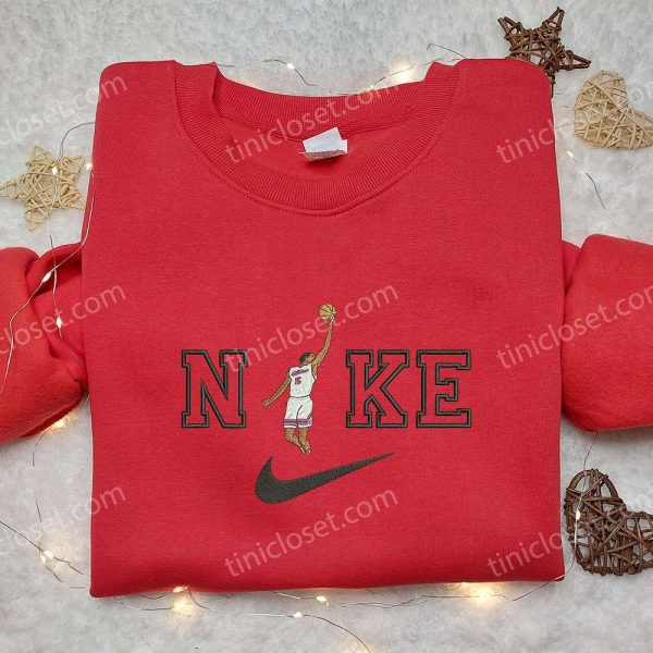 Kobe Bryant x Nike Embroidered Shirt, Los Angeles Lakers NBA Embroidered Shirt, Nike Inspired Embroidered Shirt - Small Gifts Great Love - Image 2