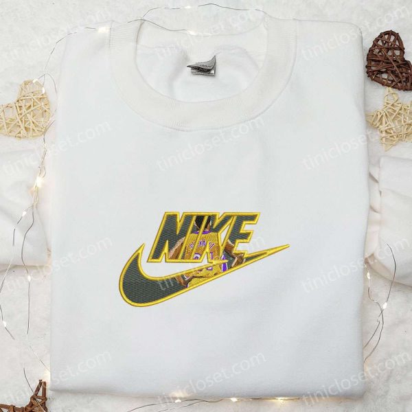 Kobe Bryant x Nike Embroidered Shirt, NBA Sports Embroidered Shirt, Celebrity Embroidered Hoodie - Small Gifts Great Love