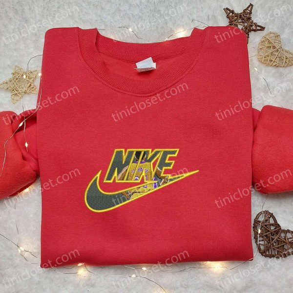 Kobe Bryant x Nike Embroidered Shirt, NBA Sports Embroidered Shirt, Celebrity Embroidered Hoodie - Small Gifts Great Love - Image 3