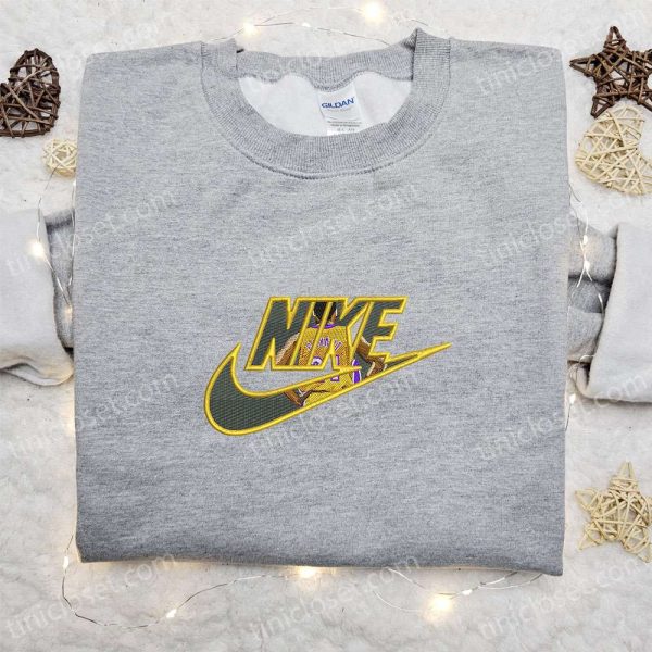 Kobe Bryant x Nike Embroidered Shirt, NBA Sports Embroidered Shirt, Celebrity Embroidered Hoodie - Small Gifts Great Love - Image 5