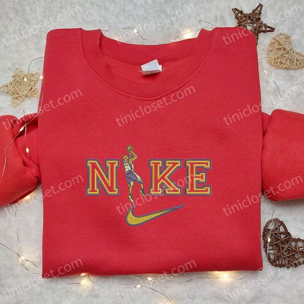 Kobe Bryant x Nike NBA Sport Embroidered Shirt, Nike Inspired Embroidered Shirt, Best Gift for Family - Small Gifts Great Love - Image 3
