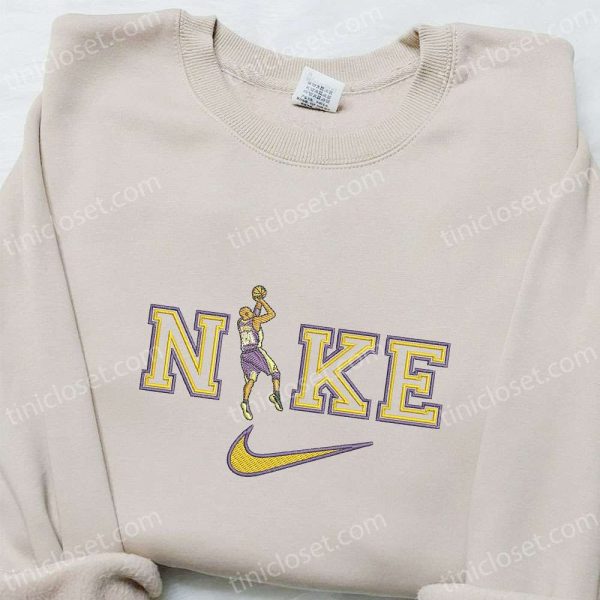 Kobe Bryant x Nike NBA Sport Embroidered Shirt, Nike Inspired Embroidered Shirt, Best Gift for Family - Small Gifts Great Love - Image 4