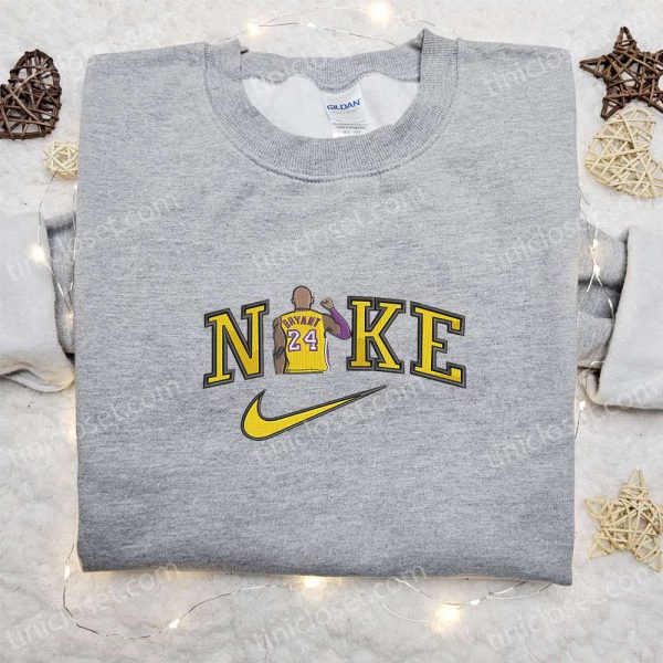 Kobe Bryant x Nike NBA Sport Embroidered Tshirt, Nike Inspired Embroidered Shirt, Best Gift for Family - Small Gifts Great Love - Image 3