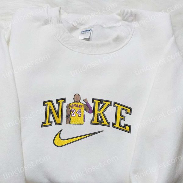 Kobe Bryant x Nike NBA Sport Embroidered Tshirt, Nike Inspired Embroidered Shirt, Best Gift for Family - Small Gifts Great Love - Image 4