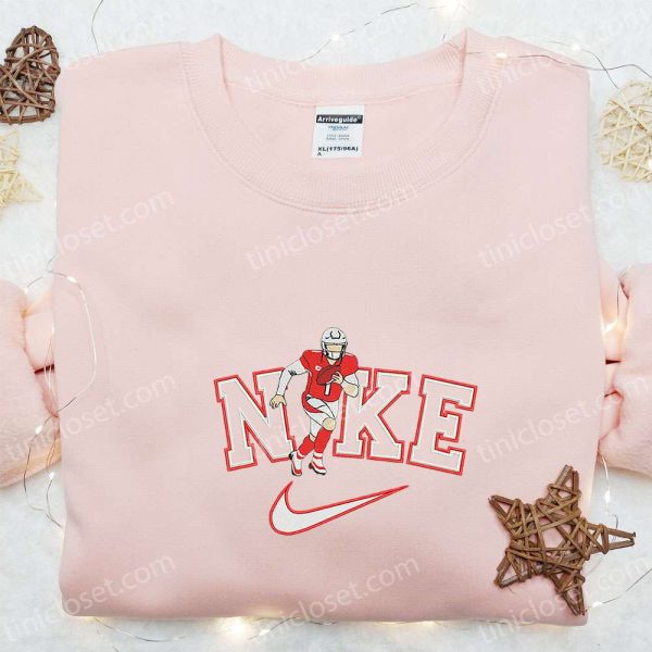 Kyle Murray x Nike Embroidered Shirt, NFL Sports Embroidered Hoodie, Celebrity Embroidered Shirt - Small Gifts Great Love - Image 4