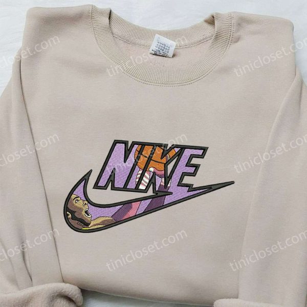 Lebron James x Nike Embroidered Shirt, Los Angeles Lakers NBA Embroidered Shirt, Nike Inspired Embroidered Shirt - Small Gifts Great Love - Image 3