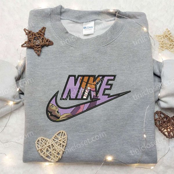 Lebron James x Nike Embroidered Shirt, Los Angeles Lakers NBA Embroidered Shirt, Nike Inspired Embroidered Shirt - Small Gifts Great Love - Image 5