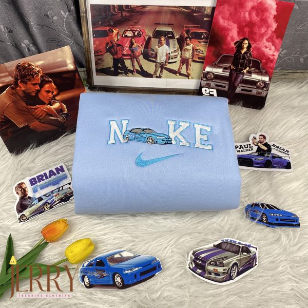 Mia Brian Fast And Furious Nike Embroidered Sweatshirt, Valentines Day Gifts For Couples - Image 2