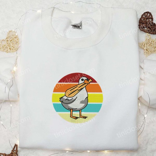 Silly Goose Embroidered Shirt, Animal Embroidered Shirt, Best Birthday Gift - Small Gifts Great Love