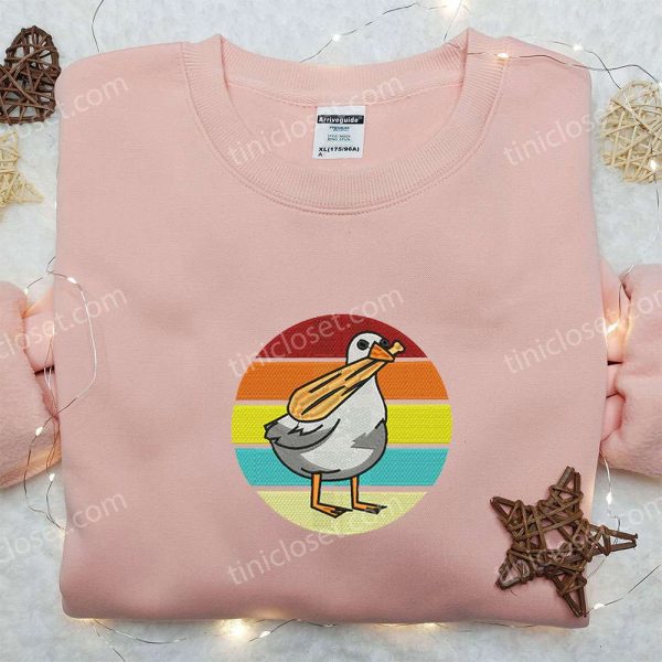 Silly Goose Embroidered Shirt, Animal Embroidered Shirt, Best Birthday Gift - Small Gifts Great Love - Image 2
