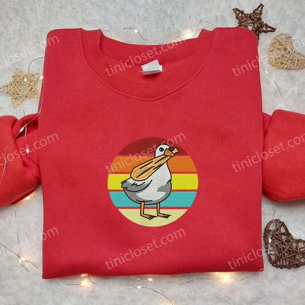 Silly Goose Embroidered Shirt, Animal Embroidered Shirt, Best Birthday Gift - Small Gifts Great Love - Image 3