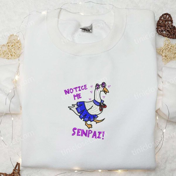 Silly Goose Embroidered Shirt, Animal Embroidered Shirt, Funny Embroidered Shirt 8 - Small Gifts Great Love