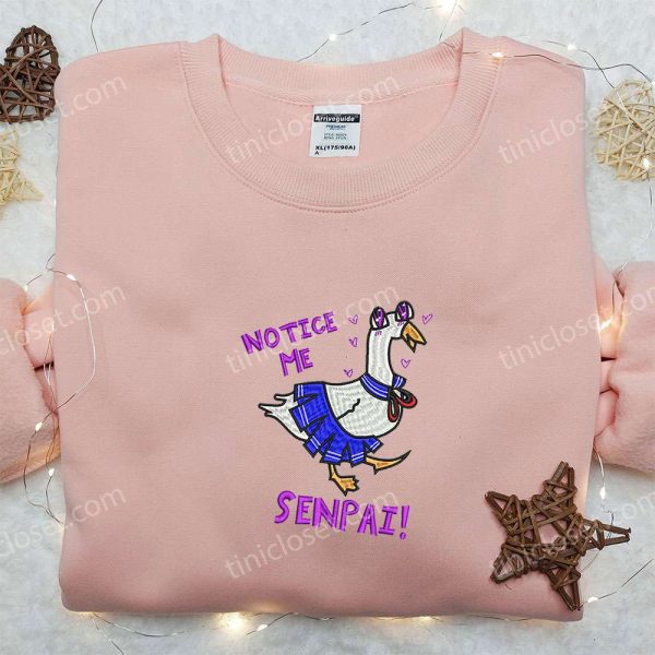 Silly Goose Embroidered Shirt, Animal Embroidered Shirt, Funny Embroidered Shirt 8 - Small Gifts Great Love - Image 2