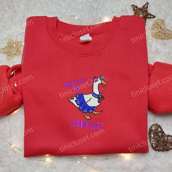 Silly Goose Embroidered Shirt, Animal Embroidered Shirt, Funny Embroidered Shirt 8 - Small Gifts Great Love - Image 3