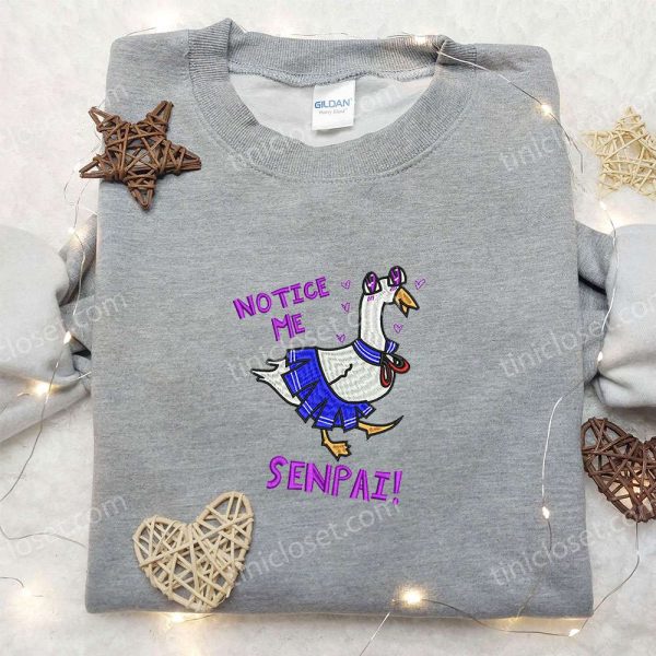 Silly Goose Embroidered Shirt, Animal Embroidered Shirt, Funny Embroidered Shirt 8 - Small Gifts Great Love - Image 5