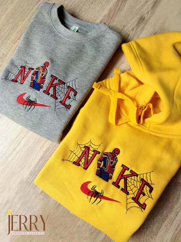 Spiderman Comic Nike Embroidered Sweatshirt - Image 3