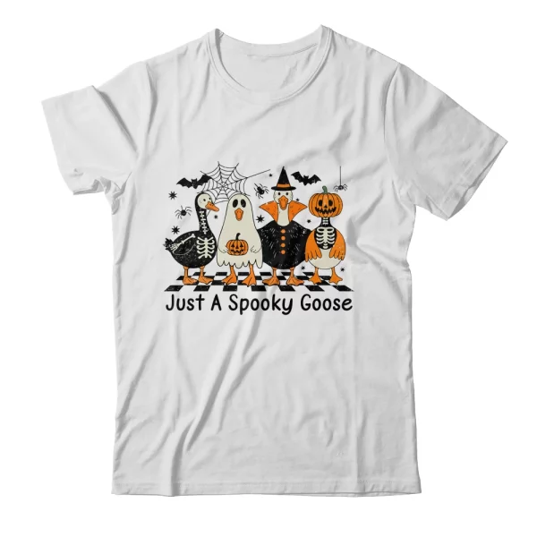 Spooky Season Goose Halloween Just A Spooky Goose Funny Cute