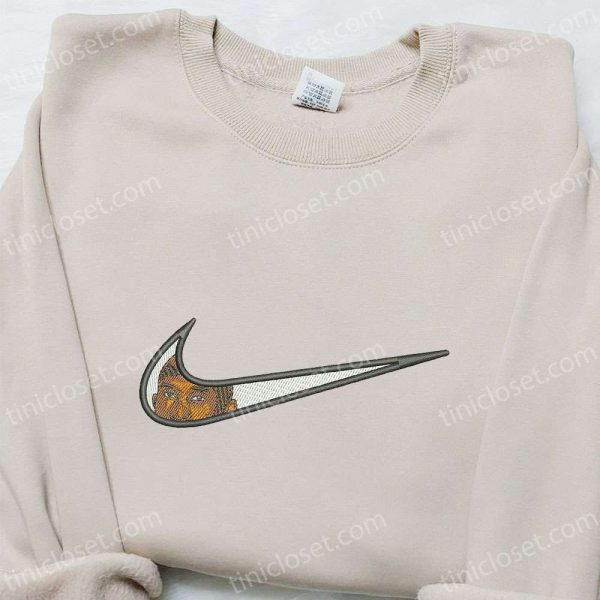 Swoosh x Kobe Bryant Sport Embroidered Sweatshirt, NBA Sport Embroidered Shirt, Best Gift Ideas for Family - Small Gifts Great Love