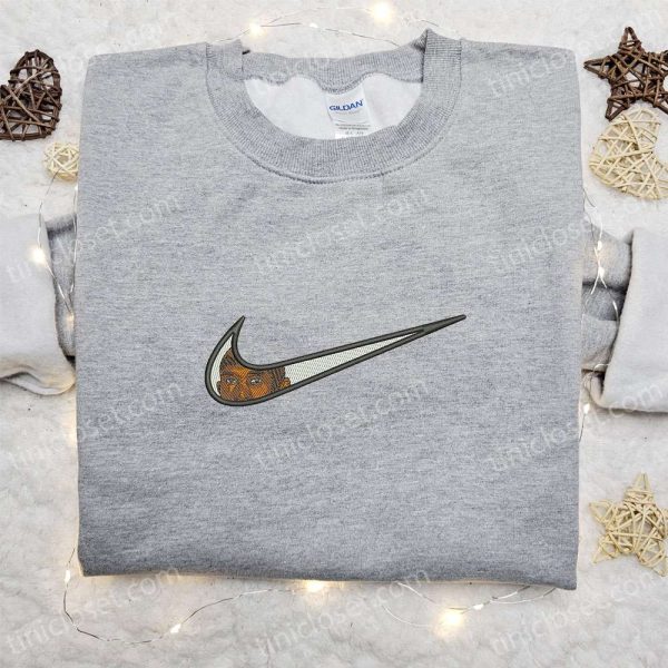 Swoosh x Kobe Bryant Sport Embroidered Sweatshirt, NBA Sport Embroidered Shirt, Best Gift Ideas for Family - Small Gifts Great Love - Image 2