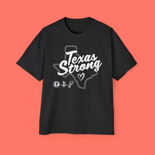 Texas Strong Flood 2025 NBA Disaster Relief Shirt - Image 2