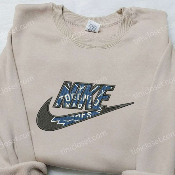 Toronto Raptors x Nike Embroidered Hoodie, NBA Sport Team Embroidered Shirt, Nike Inspired Embroidered Shirt - Small Gifts Great Love
