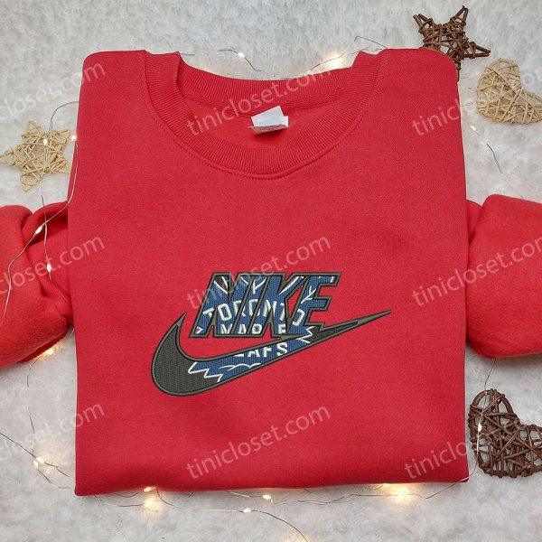 Toronto Raptors x Nike Embroidered Hoodie, NBA Sport Team Embroidered Shirt, Nike Inspired Embroidered Shirt - Small Gifts Great Love - Image 5