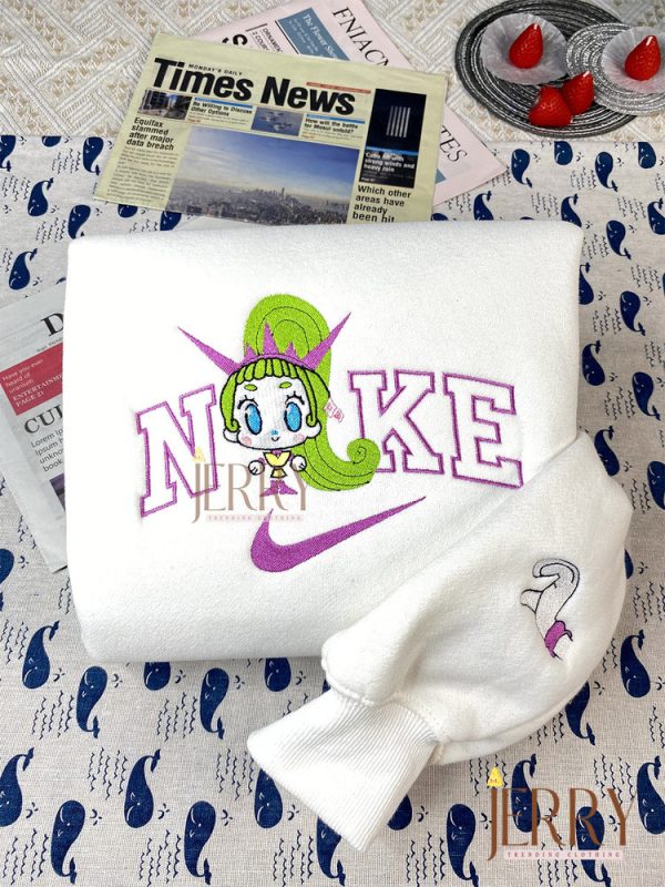 Velvet And Venner Chibi Trolls Band Together Nike Embroidered Sweatshirt, Matching Embroidered Hoodies - Image 3