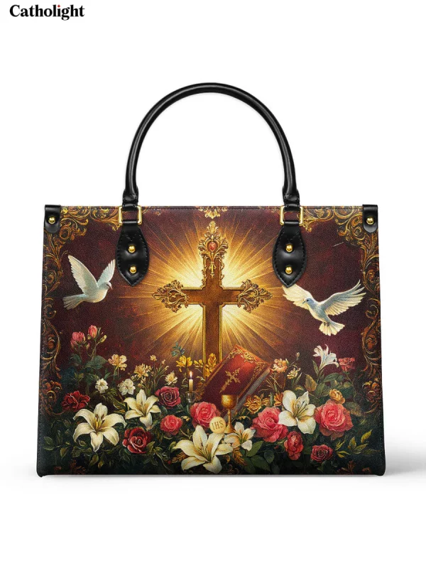 Radiance of the Cross Leather Bag