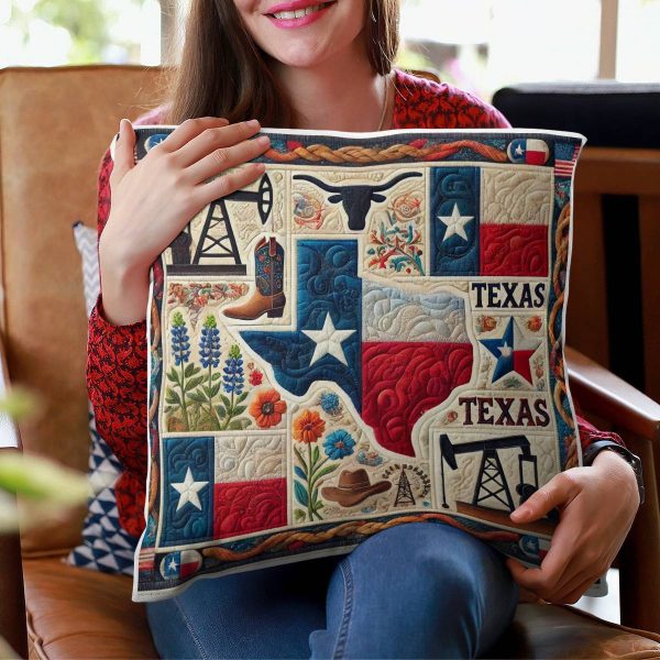 Best Texas Design Throw Pillow Decorative pillow cover PL35 - Image 4