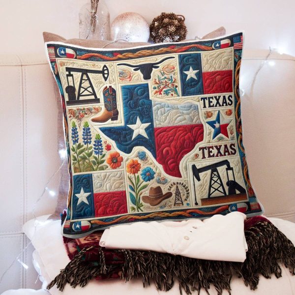 Best Texas Design Throw Pillow Decorative pillow cover PL35 - Image 3