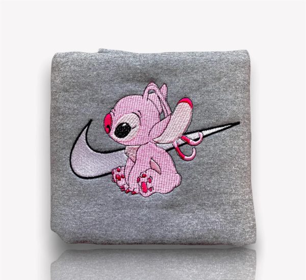 Angel Nike Embroidered Disney Sweatshirt - TerraBell Designs