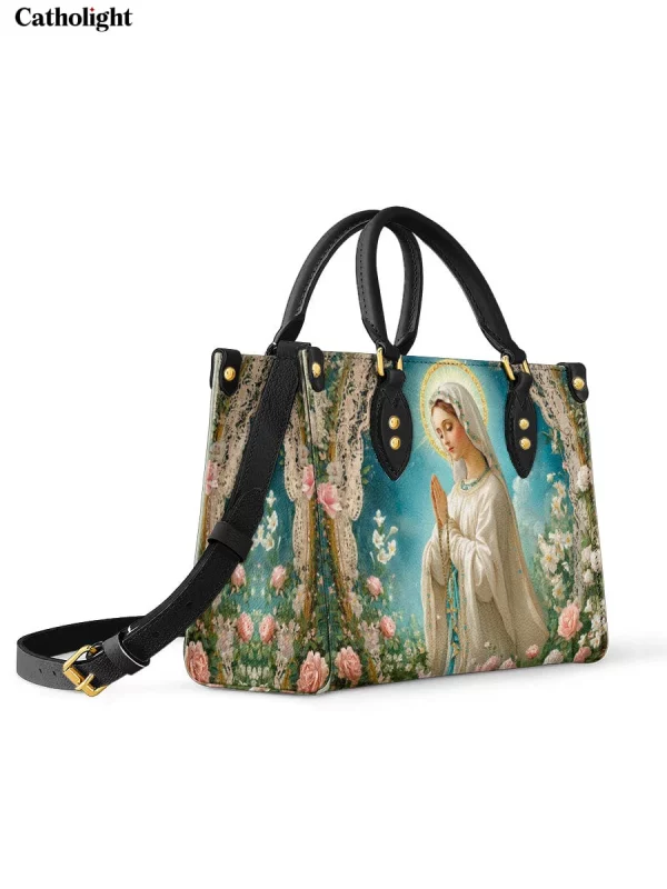 Lady Of Lourdes Leather Bag - Image 3