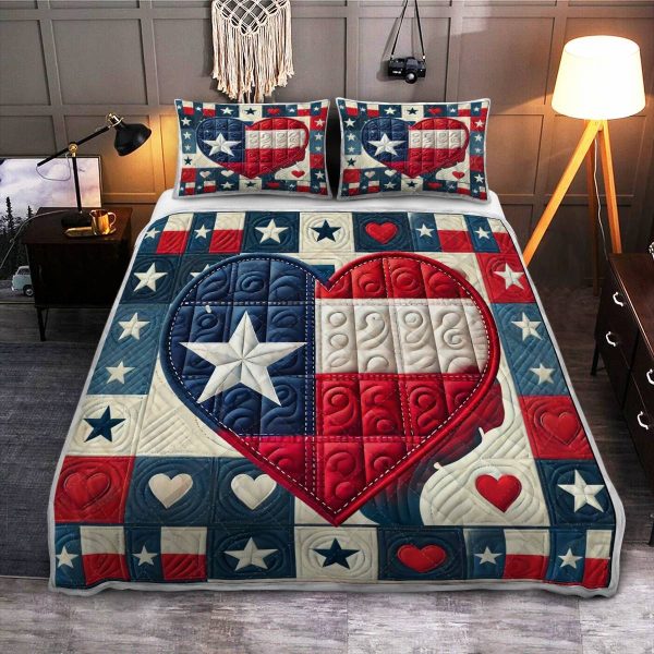 Best Texas Design Bedding Set Quilt TXBQ66 - Image 2