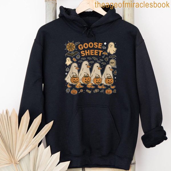 Boo Goose Sheet Goose Costume Ghost Goose Halloween Outfits T-shirt - Image 4