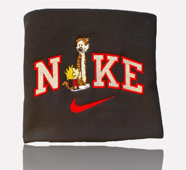 Nike Calvin And Hobbes Embroidered Sweatshirt - TerraBell Designs