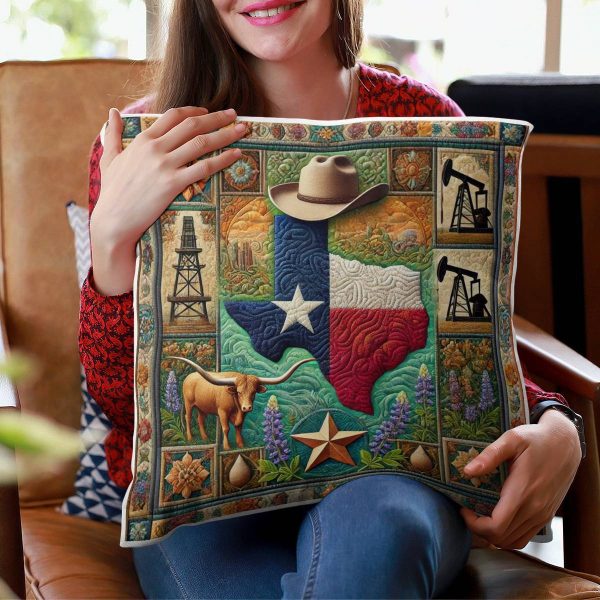 Best Texas Design Throw Pillow Decorative pillow cover PL07 - Image 4