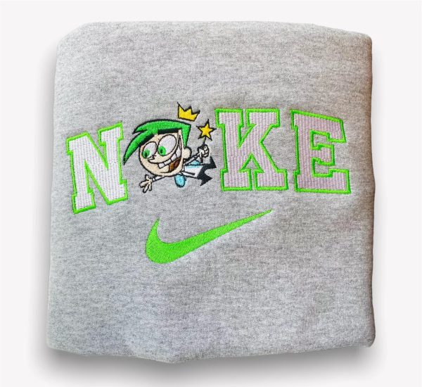 Cosmo Cosma Nike Embroidered Sweatshirt - TerraBell Designs