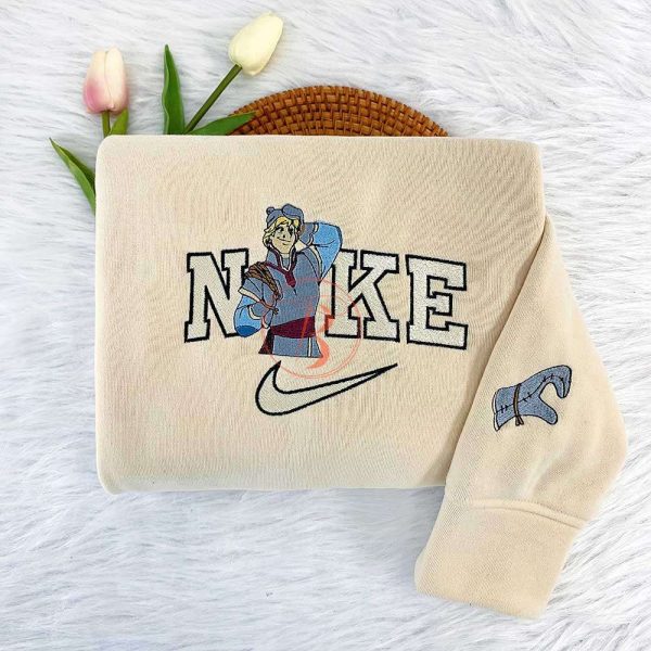 Couple Disney Anna Frozen And Kristoff Embroidered Sweatshirt - TerraBell Designs - Image 4