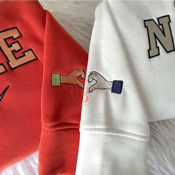Couple Nick and Judy Embroidered Sweatshirt - TerraBell Designs - Image 3