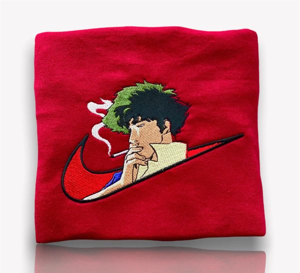 Nike Cowboy Bebop Embroidered Sweatshirt - TerraBell Designs