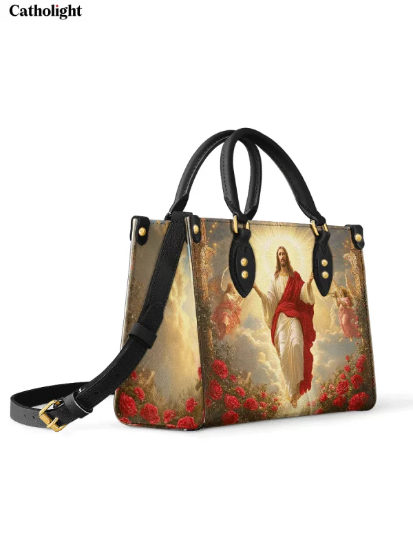 Glorious Ascension Christ Rising in Majesty Leather Bag - Image 3