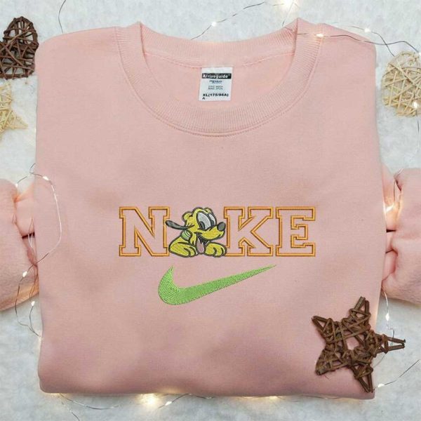 Disney Character Pluto X Nike Embroidered Sweatshirt - TerraBell Designs - Image 2