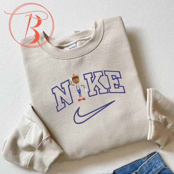 Embroidered Nike Pinokio Sweatshirt - TerraBell Designs